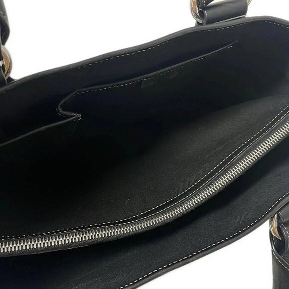 CELINE Macadam pattern, Boogie Bag -Light gray Black Jacquard Leather 516-081125 - Picture 7 of 8